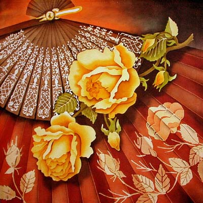 Silk Painting Still Life Rapsodia Espaola