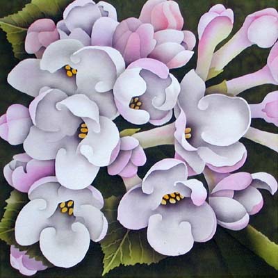 Silk Painting Viburnum